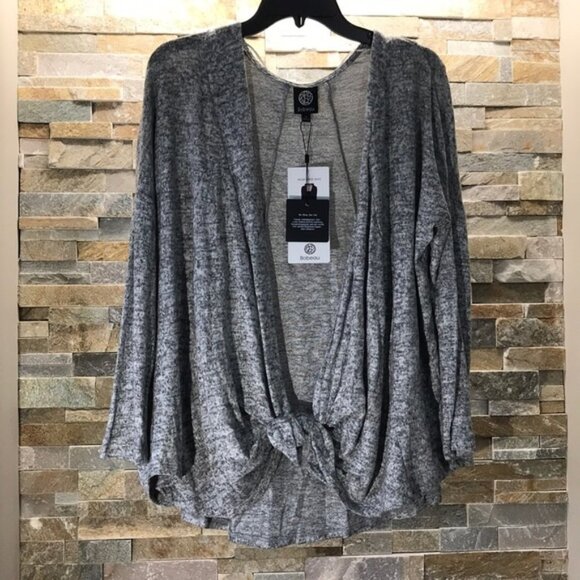 Bobeau Cozy Convertible Open Cardigan - Picture 4 of 7